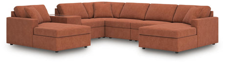 Modmax Spice Performance Fabric,Next-Gen Nuvella™ 7-Piece Sectional - image 1
