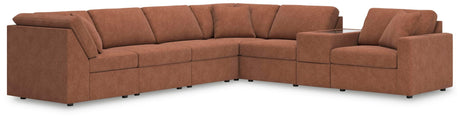 Modmax Spice Performance Fabric,Next-Gen Nuvella™ 7-Piece Sectional - image 1