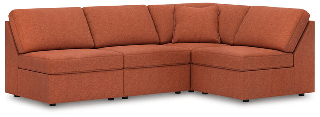 Modmax Spice Performance Fabric,Next-Gen Nuvella™ 4-Piece Sectional view 2
