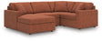 Modmax Spice Performance Fabric,Next-Gen Nuvella™ 4-Piece Sectional with Chaise view 4