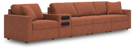 Modmax Spice Performance Fabric,Next-Gen Nuvella™ 5-Piece Sectional - image 1