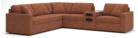 Modmax Spice Performance Fabric,Next-Gen Nuvella™ 6-Piece Sectional - image 1