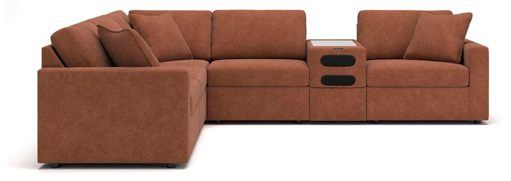 Modmax Spice Performance Fabric,Next-Gen Nuvella™ 6-Piece Sectional - image 2