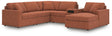 Modmax Spice Performance Fabric,Next-Gen Nuvella™ 6-Piece Sectional with Audio System and Chaise - image 1
