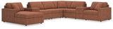 Modmax Spice Performance Fabric,Next-Gen Nuvella™ 8-Piece Sectional with Chaise - image 1