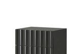 Nightstand from Mona Gray Upholstered LED Panel Bedroom Set