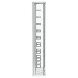 Montara Tempered Glass LED Wine Storage Curio Cabinet Chrome front view