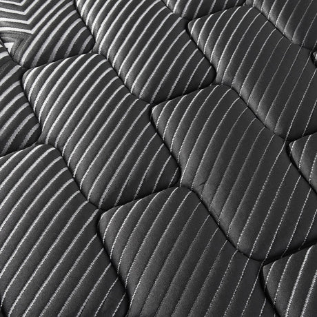 Montlake 14 inch Eastern King Cool Firm Foam Hybrid Mattress close-up detail