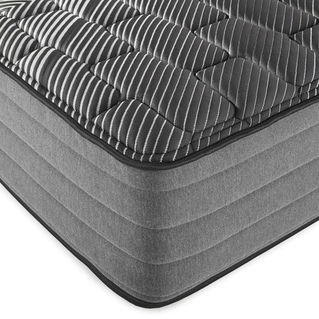 Montlake 14 inch Twin Cool Firm Memory Foam Hybrid Mattress side profile