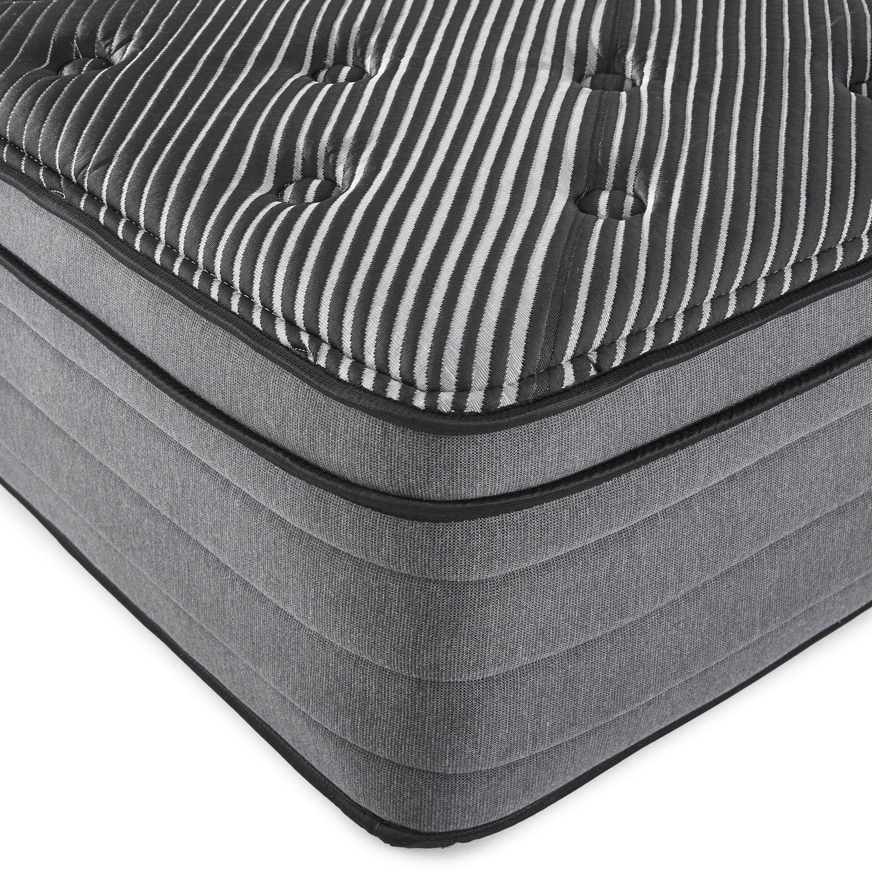 Montlake 15 inch Queen Cool Euro Top Foam Hybrid Mattress side angle
