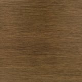 Morena round end table with tawny tempered glass top and brushed bronze metal base