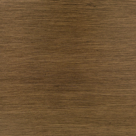Morena round end table with tawny tempered glass top and brushed bronze metal base