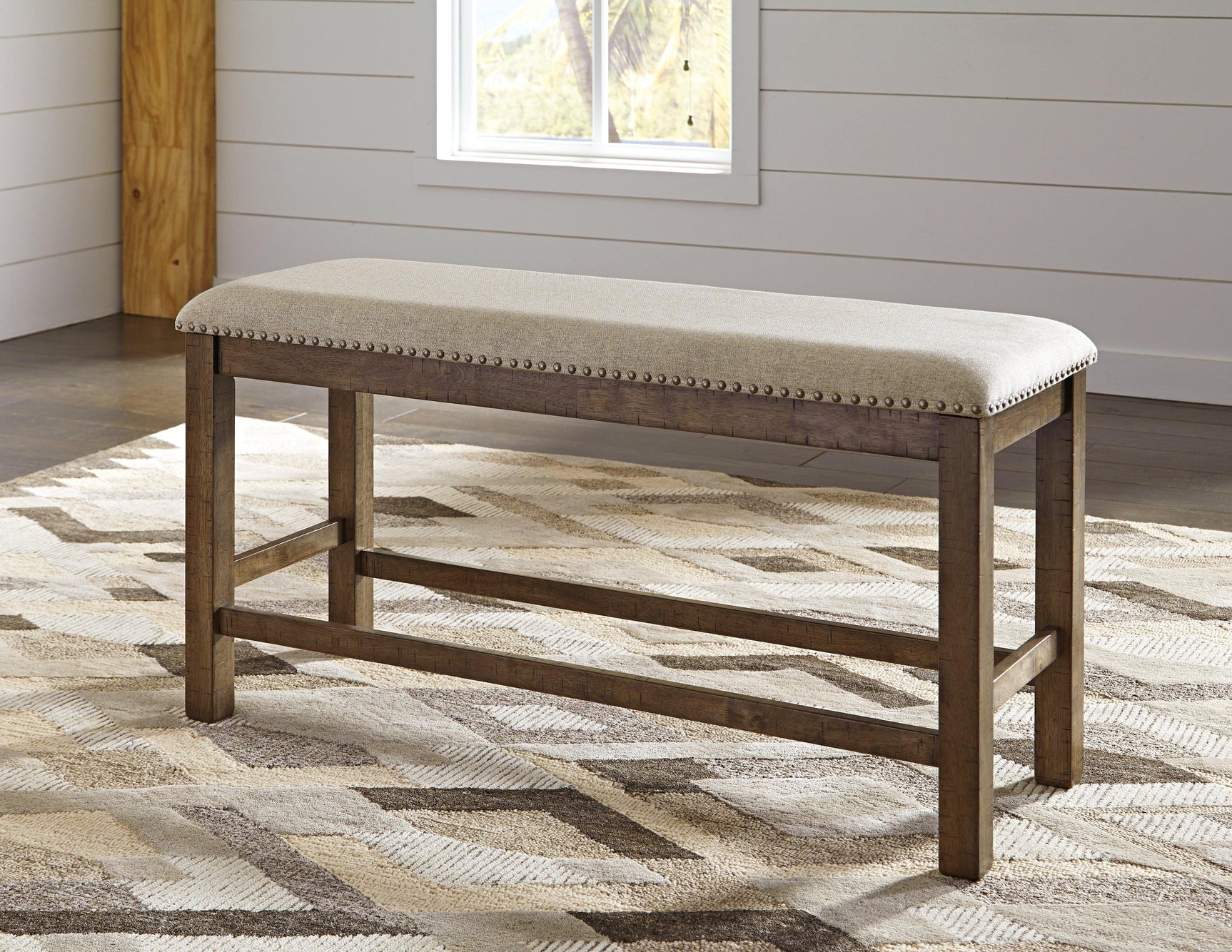 Tabletop plank-effect veneer surface