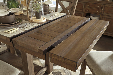 Barstools and bench cushions with nailhead trim detail