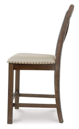 Side angle showing table and seating arrangement