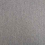 Profile shot of Mosby King bed light grey upholstery