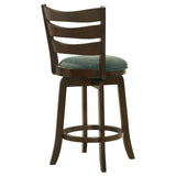 Footrest and leg design of Murphy counter height swivel bar stool