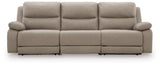 Narwhal Place Pebble Faux Leather 3-Piece Power Reclining Sectional - image 2