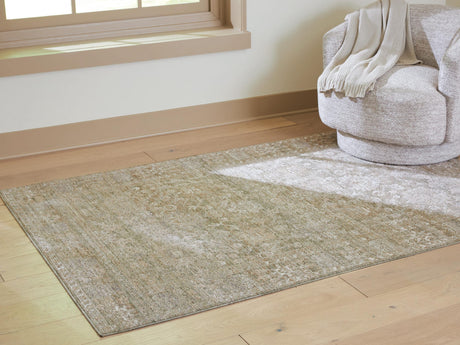 Neroham Gray/Brown/Cream Medium Rug from Decor Furniture