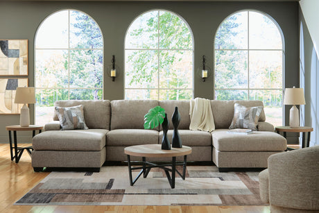 Newellen Hemp Chenille 3-Piece Sectional with Chaise - image 4