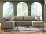 Newellen Hemp Chenille 3-Piece Sleeper Sectional with Chaise - image 1