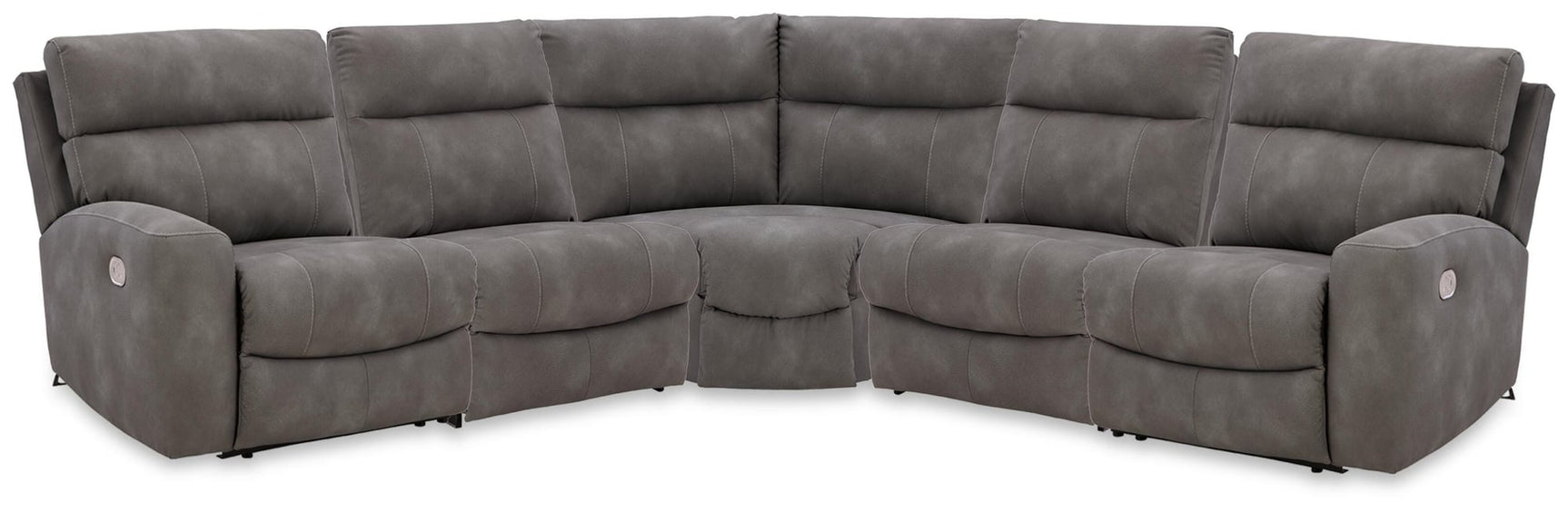 Next-Gen Durapella Slate 5-Piece Power Reclining Sectional - image 1