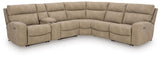 Next-Gen Durapella Sand Microfiber 6-Piece Power Reclining Sectional - image 2
