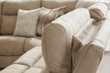 Next-Gen Durapella Sand Microfiber 6-Piece Power Reclining Sectional - image 5