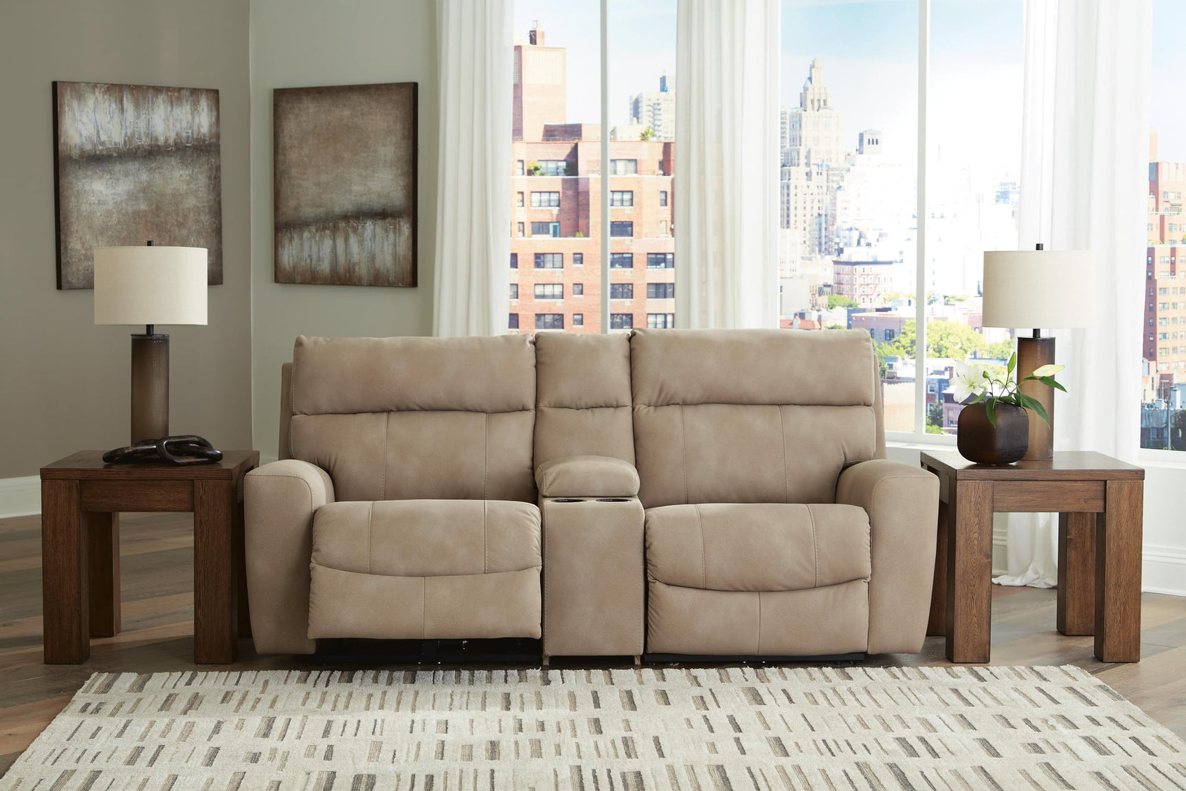 Next-Gen Sand DuraPella Sofa and Loveseat - image 1