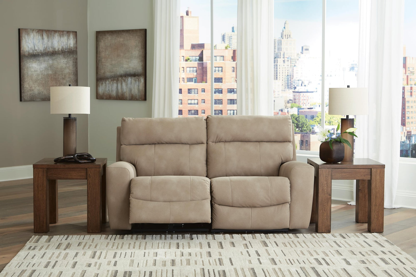 Next-Gen Sand DuraPella Sofa and Loveseat - image 9