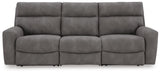 Next-Gen Durapella Slate Microfiber 3-Piece Power Reclining Sectional Sofa - image 3