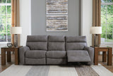 Next-Gen Durapella Slate Microfiber 3-Piece Power Reclining Sectional Sofa - image 4