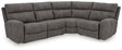 Next-Gen Durapella Slate Microfiber 4-Piece Power Reclining Sectional - image 1