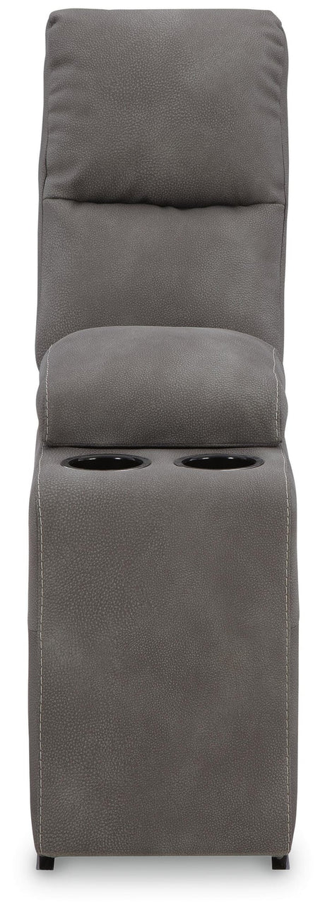 Next-Gen Durapella Slate Microfiber 5-Piece Power Reclining Sectional - image 7