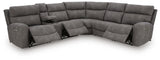 Next-Gen Durapella Slate Microfiber 6-Piece Power Reclining Sectional - image 4