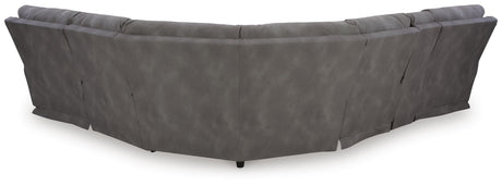 Next-Gen Durapella Slate Microfiber 6-Piece Power Reclining Sectional - image 5