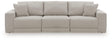 Next-Gen Gaucho Gray Microfiber 3-Piece Sectional Sofa from Decor Furniture