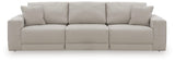 Next-Gen Gaucho Gray Microfiber 3-Piece Sectional Sofa from Decor Furniture