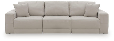 Next-Gen Gaucho Gray Microfiber 3-Piece Sectional Sofa from Decor Furniture