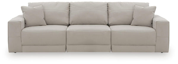 Next-Gen Gaucho Gray Microfiber 3-Piece Sectional Sofa from Decor Furniture