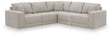 Next-Gen Gaucho Gray Microfiber 5-Piece Sectional from Decor Furniture