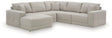 Next-Gen Gaucho Gray Microfiber 5-Piece Sectional with Chaise from Decor Furniture
