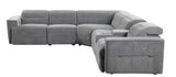 Nexus Dark Grey Fabric Power Reclining 6-Piece Sectional view 3