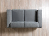 Side angle of Vivian sofa and loveseat
