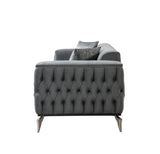 Back view of Vivian loveseat