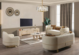 Lilith Ivory Coffee Table top view