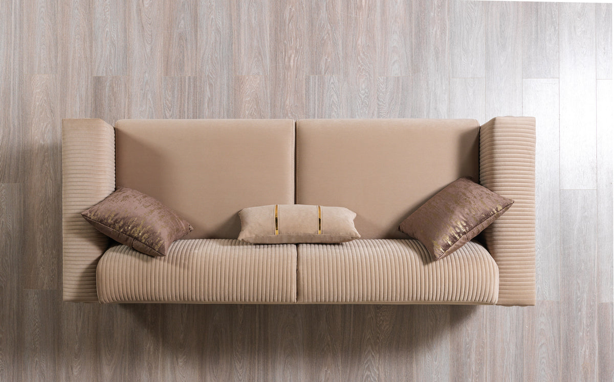 Side profile of sofa