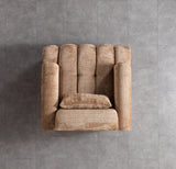 Yulia Coffee Boucle Chair view 6