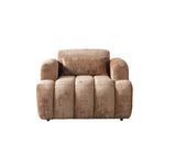 Yulia Coffee Boucle Chair view 4