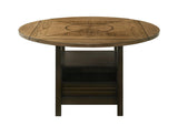 main view of Oakly Brown Round Counter Height Set furniture